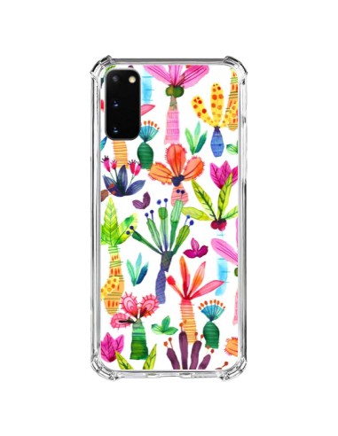 Coque Samsung Galaxy S20 FE Overlapped Watercolor Dots - Ninola Design