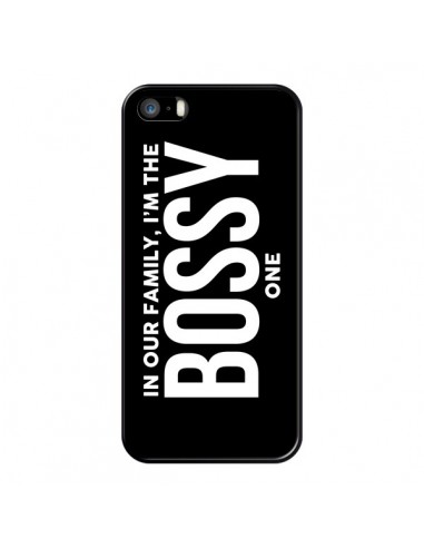 Coque In our family i'm the Bossy one pour iPhone 5 et 5S - Jonathan Perez