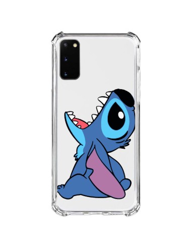 Coque Samsung Galaxy S20 FE Stitch de Lilo et Stitch Transparente