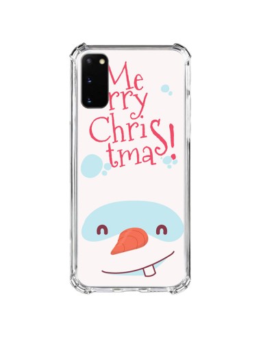 Cover Samsung Galaxy S20 FE Pupazzo di Neve Merry Christmas Natale - Nico