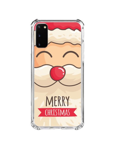 Coque Samsung Galaxy S20 FE Moustache du Père Noël Merry Christmas - Nico