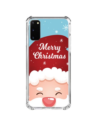 Cover Samsung Galaxy S20 FE Cappello di Babbo Natale Merry Christmas - Nico