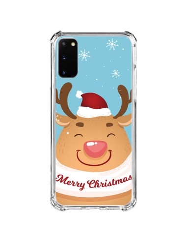 Coque Samsung Galaxy S20 FE Renne de Noël Merry Christmas - Nico