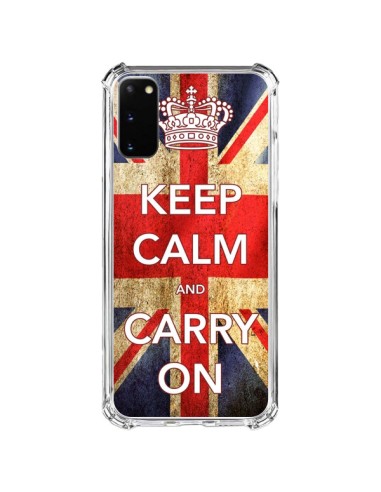 Cover Samsung Galaxy S20 FE Keep Calm and Carry On - Nico