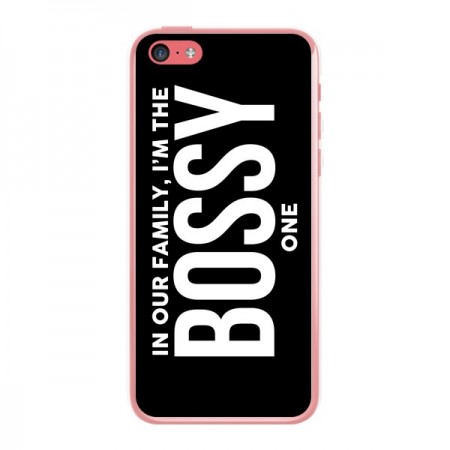 Coque In our family i'm the Bossy one pour iPhone 5C - Jonathan Perez