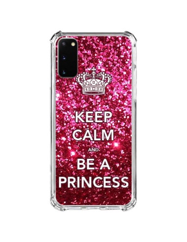 Cover Samsung Galaxy S20 FE Keep Calm and Be A Princess - Nico