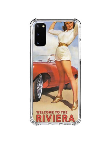 Coque Samsung Galaxy S20 FE Welcome to the Riviera Vintage Pin Up - Nico