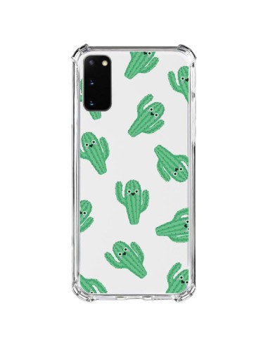 Coque Samsung Galaxy S20 FE Chute de Cactus Smiley Transparente - Nico