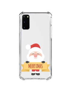 Cover Samsung Galaxy S20 FE Babbo Natale Trasparente - Nico