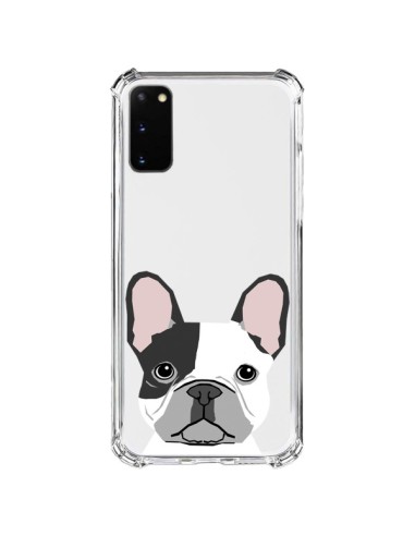 Cover Samsung Galaxy S20 FE Bulldog Francese Cane Trasparente - Pet Friendly