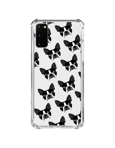 Coque Samsung Galaxy S20 FE Chiens Boston Terrier Transparente - Pet Friendly