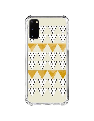 Samsung Galaxy S20 FE Case Triangles Oro - Pura Vida