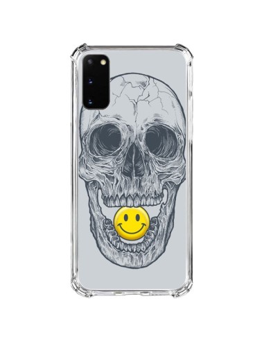 Samsung Galaxy S20 FE Case Smiley Face Skull - Rachel Caldwell