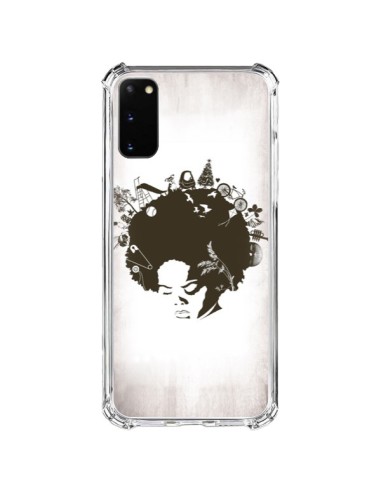 Coque Samsung Galaxy S20 FE Childhood Garden Afro - Rachel Caldwell