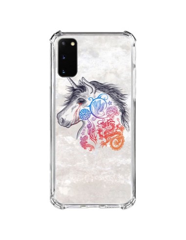 Cover Samsung Galaxy S20 FE Unicorno Muticolore - Rachel Caldwell