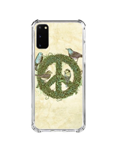 Samsung Galaxy S20 FE Case Peace and Love Nature Birds - Rachel Caldwell