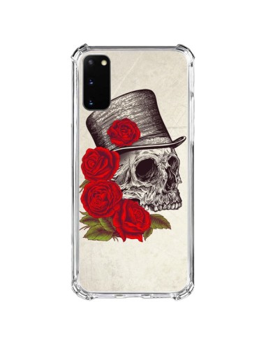 Coque Samsung Galaxy S20 FE Gentleman Crane Tête de Mort - Rachel Caldwell