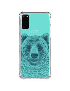 Coque Samsung Galaxy S20 FE Bear Ours I like You - Rachel Caldwell
