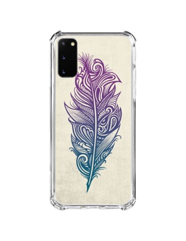 Samsung Galaxy S20 FE Case Plumes Rainbow - Rachel Caldwell