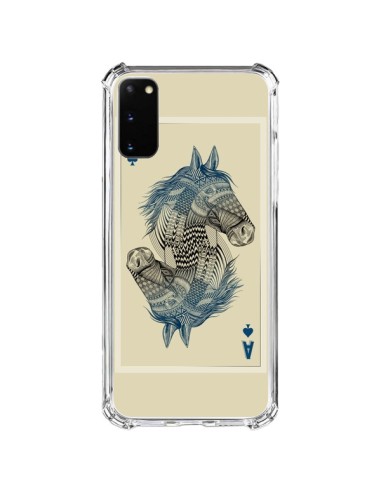 Coque Samsung Galaxy S20 FE Cheval Carte Jeu Horse As - Rachel Caldwell