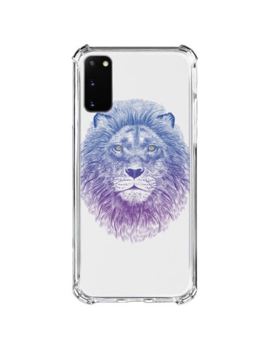 Coque Samsung Galaxy S20 FE Lion Animal Transparente - Rachel Caldwell