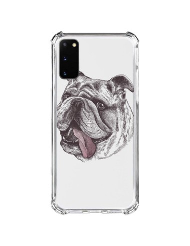 Coque Samsung Galaxy S20 FE Chien Bulldog Dog Transparente - Rachel Caldwell