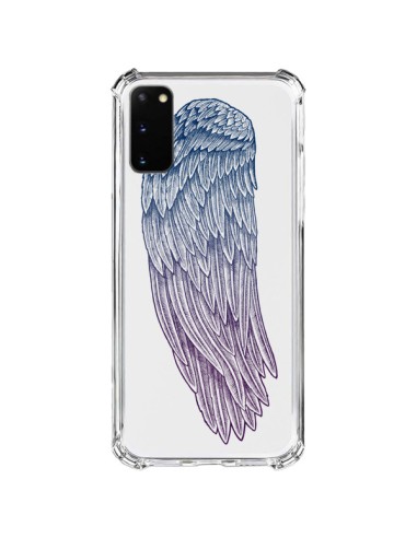 Coque Samsung Galaxy S20 FE Ailes d'Ange Angel Wings Transparente - Rachel Caldwell