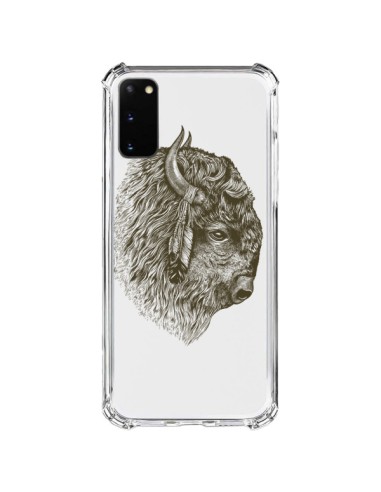 Coque Samsung Galaxy S20 FE Buffalo Bison Transparente - Rachel Caldwell