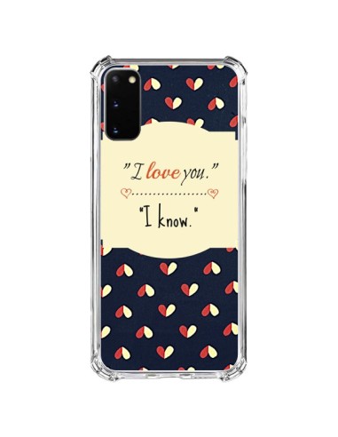 Coque Samsung Galaxy S20 FE I love you - R Delean