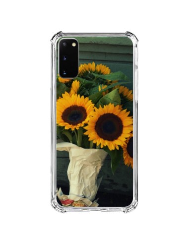 Coque Samsung Galaxy S20 FE Tournesol Bouquet Fleur - R Delean