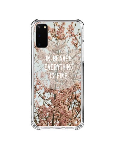 Cover Samsung Galaxy S20 FE In heaven everything is fine paradis Fiori - R Delean