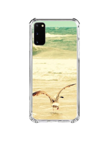 Cover Samsung Galaxy S20 FE Gabbiano Mare Oceano Sabbia Spiaggia Paesaggio - R Delean