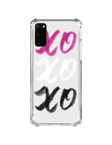 Coque Samsung Galaxy S20 FE XoXo Rose Blanc Noir Transparente - Yohan B.