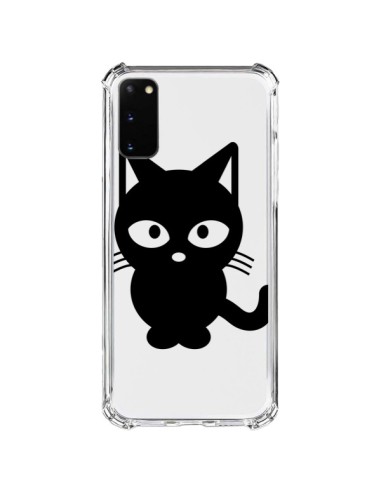 Coque Samsung Galaxy S20 FE Chat Noir Cat Transparente - Yohan B.