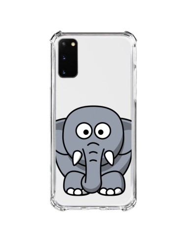 Cover Samsung Galaxy S20 FE Elefante Animale Trasparente - Yohan B.