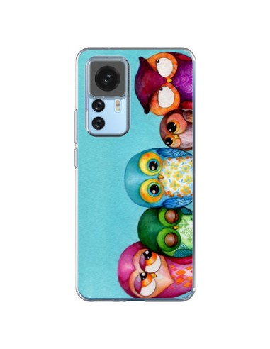 Cover Xiaomi 12T/12T Pro Famiglia Gufi - Annya Kai