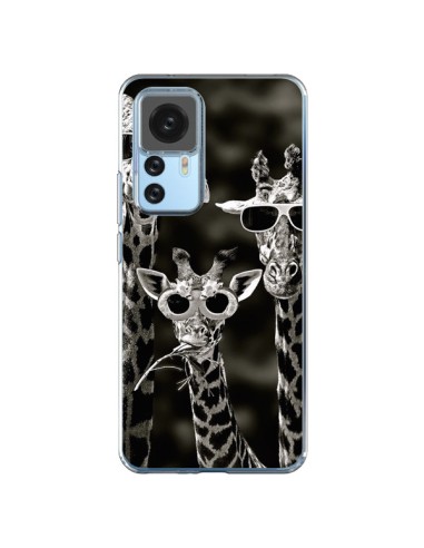 Cover Xiaomi 12T/12T Pro Giraffa Swag Famiglia Giraffe  - Asano Yamazaki