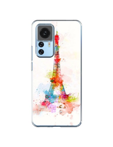 Coque Xiaomi 12T/12T Pro Paris Tour Eiffel Muticolore - Asano Yamazaki