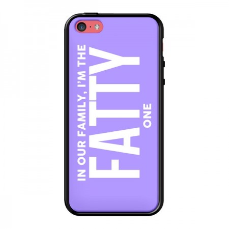 Coque In our family i'm the Fatty one pour iPhone 5C - Jonathan Perez