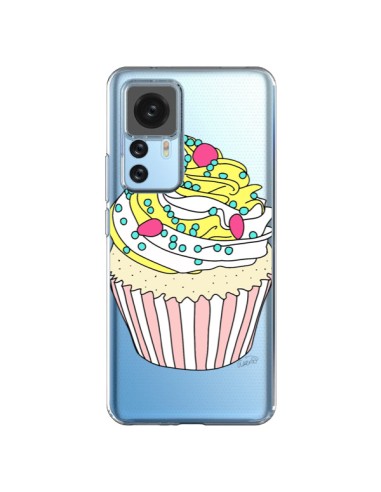 Cover Xiaomi 12T/12T Pro Cupcake Dolce Trasparente - Asano Yamazaki