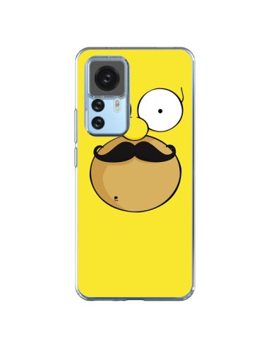 Coque Xiaomi 12T/12T Pro Homer Movember Moustache Simpsons - Bertrand Carriere