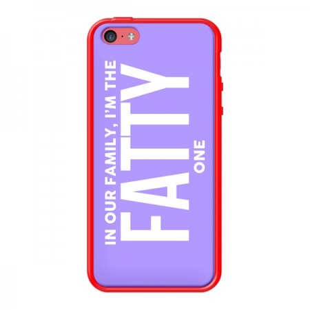 Coque In our family i'm the Fatty one pour iPhone 5C - Jonathan Perez