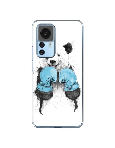 Coque Xiaomi 12T/12T Pro Winner Panda Boxeur - Balazs Solti