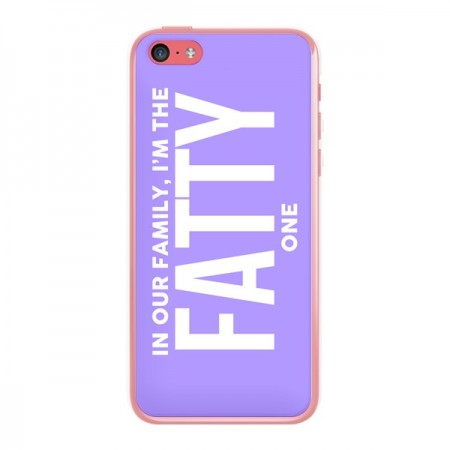Coque In our family i'm the Fatty one pour iPhone 5C - Jonathan Perez