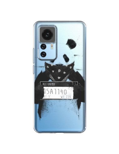 Cover Xiaomi 12T/12T Pro Panda Cattivo Trasparente - Balazs Solti