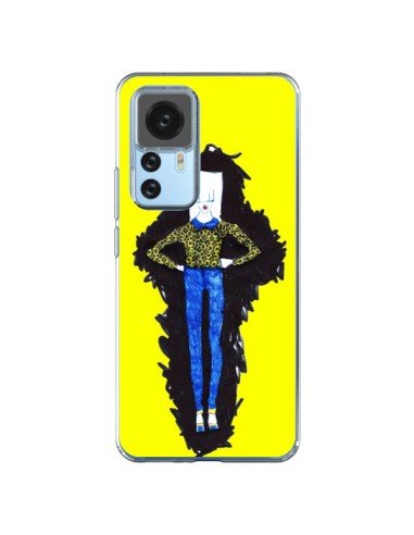 Cover Xiaomi 12T/12T Pro Julie Donna Fashion Moda Giallo - Cécile