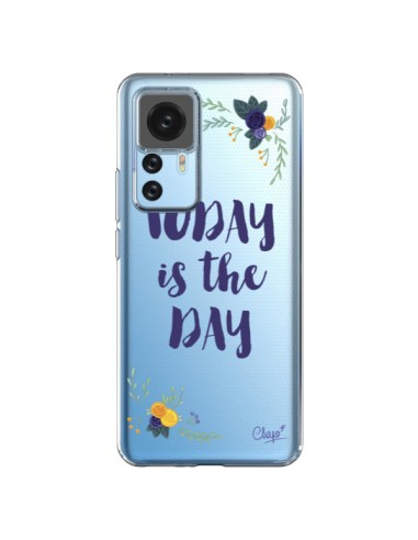 Cover Xiaomi 12T/12T Pro Today is the day Fioris Trasparente - Chapo