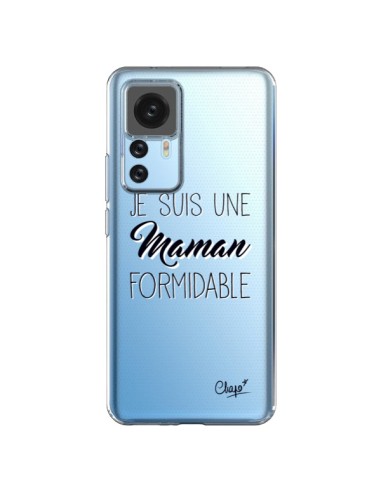 Cover Xiaomi 12T/12T Pro Sono una Mamma Formidabile Trasparente - Chapo