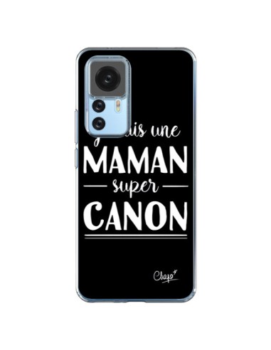 Coque Xiaomi 12T/12T Pro Je suis une Maman super Canon - Chapo
