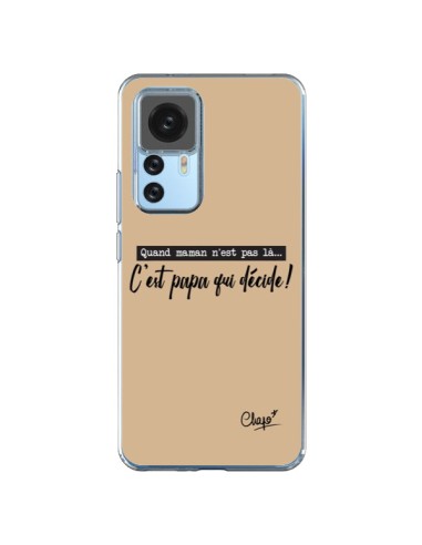 Cover Xiaomi 12T/12T Pro È Papà che Decide Beige - Chapo